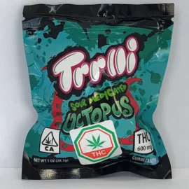 Trolli Sour Medicated Octopus Gummies | 600MG THC UK deliver