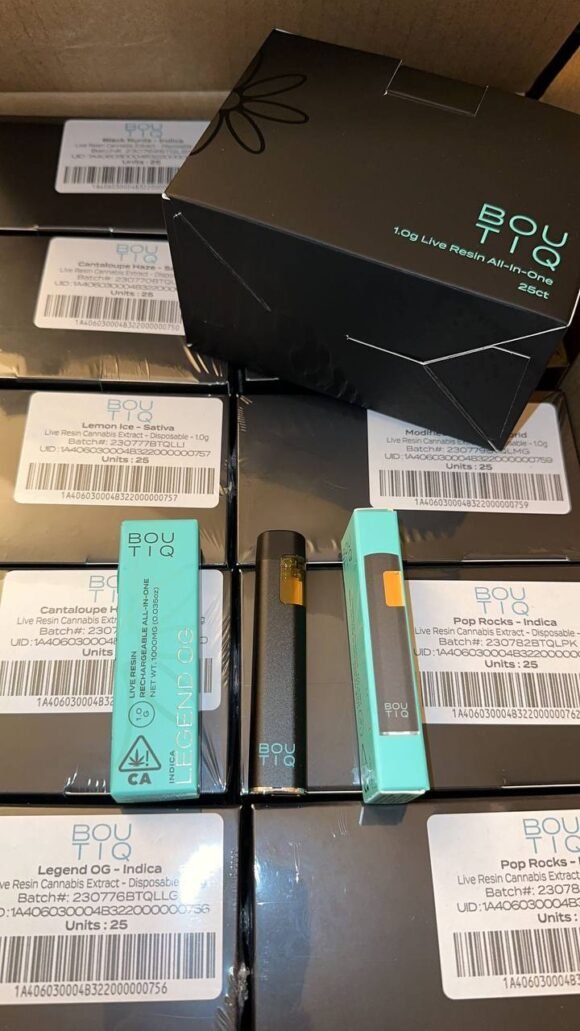 Boutiq Disposables UK | 1G Cannabis THC Vape Pens