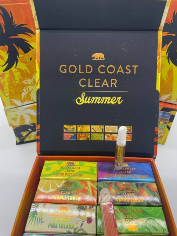 Gold Coast Clear Carts UK | Summer Vape Cartridge | Dank THC Joint - Image 2