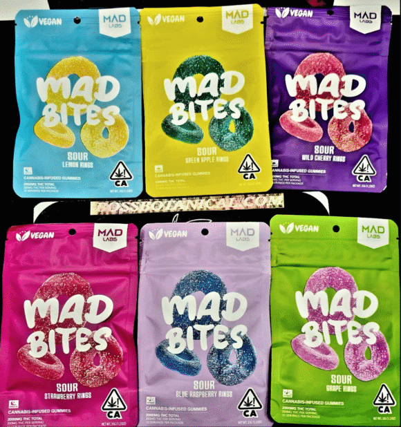 Mad Bites THC Hash Rosin Gummies